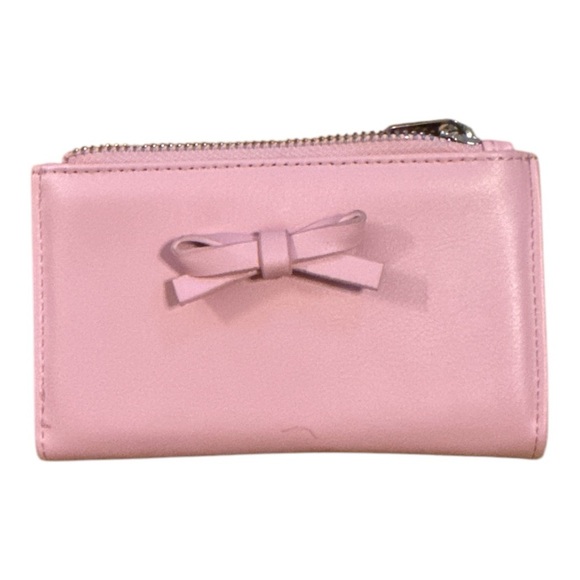 🧡 5 for $25 🧡 Pink Bow Accent Women's Wallet - Picture 1 of 4